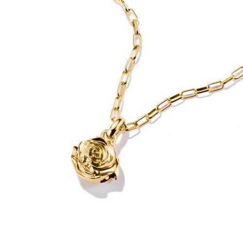 Luxoia - Thomas Sabo Charm-Anhänger Rosenblüte Connect vergoldet - CC1263-413-39
