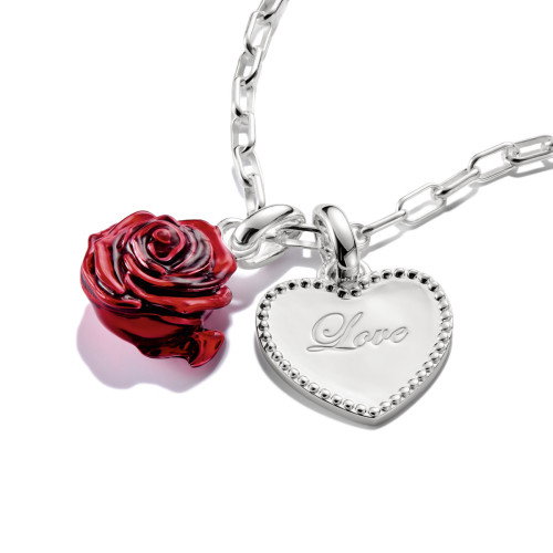 Luxoia - Thomas Sabo Charm-Anhänger Love Herz Connect Silber - CC1269-001-21