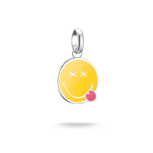Luxoia - Thomas Sabo Smiley World Cheeky Charm-Anhänger Connect Silber - CC1292-664-4