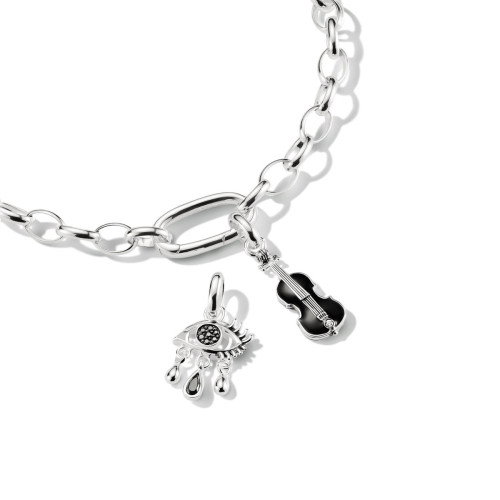 Luxoia - Thomas Sabo Charm-Anhänger Wednesday Cello Zirkonia Connect Silber - CC1312-691-11