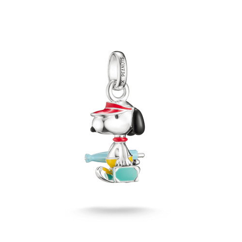 Luxoia - Thomas Sabo Peanuts Snoopy Charm mit Koffer Connect Silber - CC1345-664-7