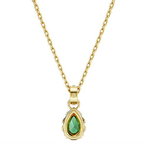 Luxoia - Swarovski Chroma Halskette Tropfenschliff Grün 18K goldbeschichtet - 5648751