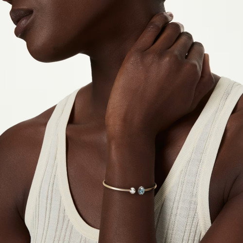 Luxoia - Swarovski Chroma Armreif Verschiedene Schliffe Mehrfarbig 18K goldbeschichtet - 5757998