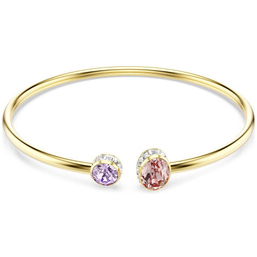 Luxoia - Swarovski Chroma Armreif Verschiedene Schliffe Mehrfarbig Goldlegierungsschicht - 5738475