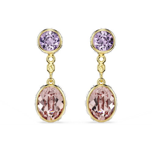 Luxoia - Swarovski Chroma Drop Ohrhänger Verschiedene Schliffe Mehrfarbig Goldlegierungsschicht - 5738478