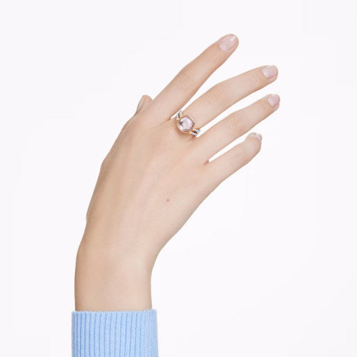 Luxoia - Swarovski Chroma Ring Kissenschliff Mehrfarbig Goldlegierungsschicht