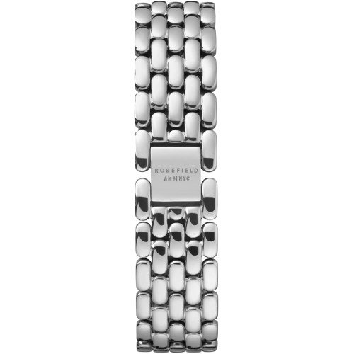 Luxoia - Rosefield Silbernes Uhrenband (16 mm) - CNSS-S201