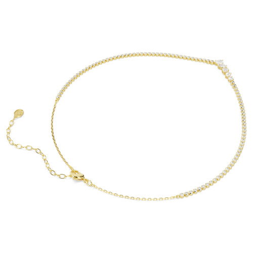 Luxoia - Swarovski Mesmera Halskette Verschiedene Schliffe Weiss 18K goldbeschichtet - 5747931