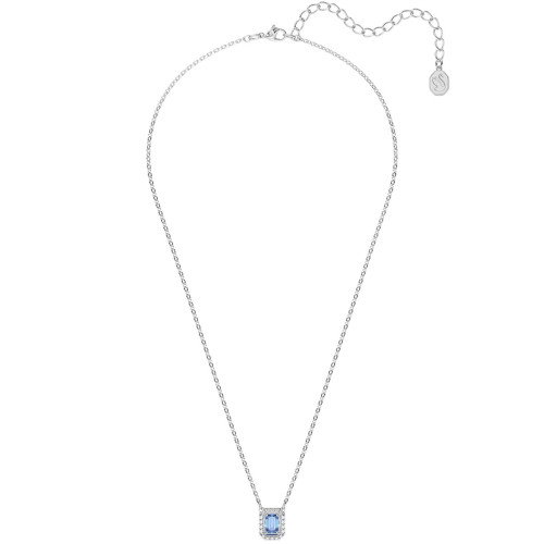 Luxoia - Swarovski Una Halskette Oktagon Schliff Blau - 5614926