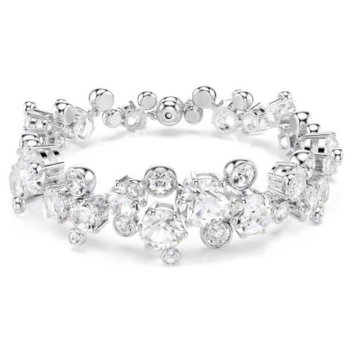 Luxoia - Swarovski Constella Armband Verschiedene Schliffe Weiss Rhodiniert - 5722469