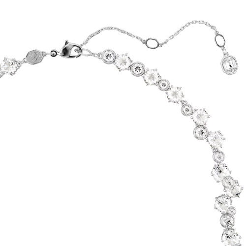 Luxoia - Swarovski Constella Halskette Verschiedene Schliffe Schliesse Weiss Rhodiniert - 5732249