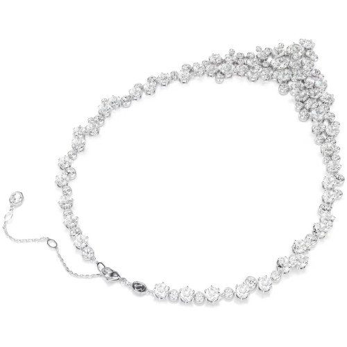 Luxoia - Swarovski Constella Halskette Verschiedene Schliffe Schliesse Weiss Rhodiniert - 5732249