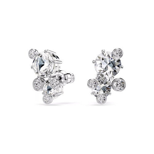 Luxoia - Swarovski Constella Ohrstecker Rundschliff Weiss Rhodiniert - 5732253