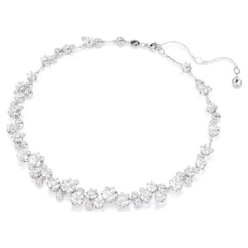 Luxoia - Swarovski Constella Set Verschiedene Schliffe Weiss Rhodiniert - 5738285