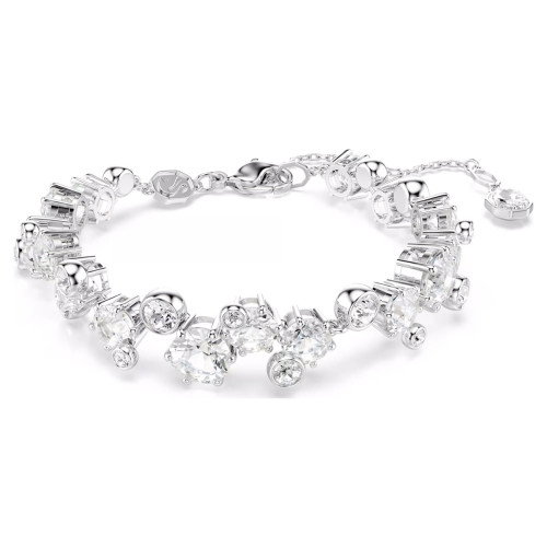 Luxoia - Swarovski Constella Set Verschiedene Schliffe Weiss Rhodiniert - 5738285