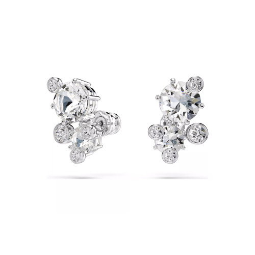 Luxoia - Swarovski Constella Set Verschiedene Schliffe Weiss Rhodiniert - 5738285