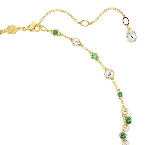 Luxoia - Swarovski Constella Y Halskette Verschiedene Schliffe Grün Goldlegierungsschicht - 5722474