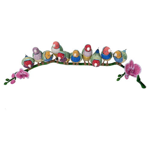 Luxoia - Swarovski Crystal Myriad Gouldamadinen - 5677659