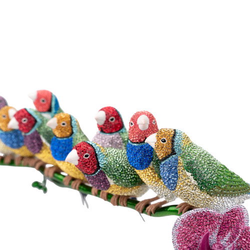 Luxoia - Swarovski Crystal Myriad Gouldamadinen - 5677659