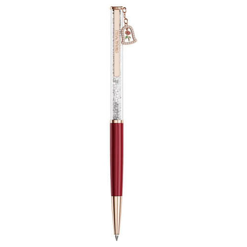 Luxoia - Swarovski Crystalline Kugelschreiber Glocke Rot lackiert Roségold Legierungsschicht - 5754639