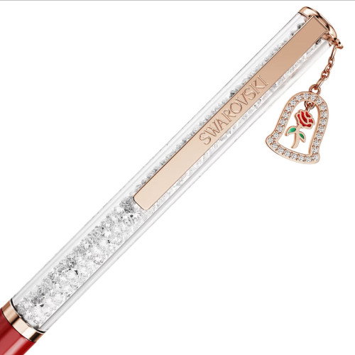 Luxoia - Swarovski Crystalline Kugelschreiber Glocke Rot lackiert Roségold Legierungsschicht - 5754639