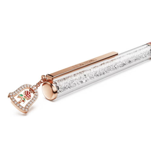 Luxoia - Swarovski Crystalline Kugelschreiber Glocke Rot lackiert Roségold Legierungsschicht - 5754639