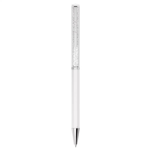 Luxoia - Swarovski Crystalline Kugelschreiber Weiss lackiert Verchromt - 5760217