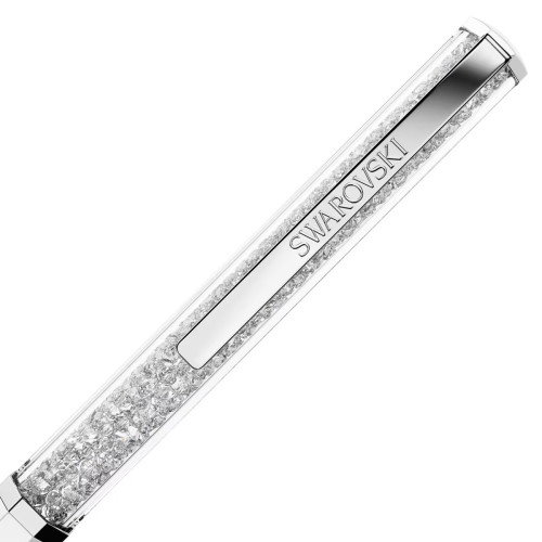 Luxoia - Swarovski Crystalline Kugelschreiber Weiss lackiert Verchromt - 5760217