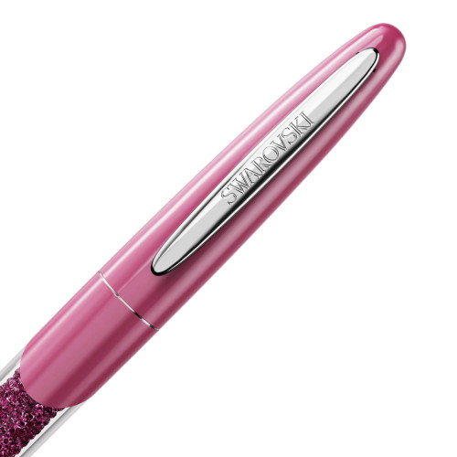Luxoia - Swarovski Crystalline Tintenroller Rosa Verchromt - 5717141