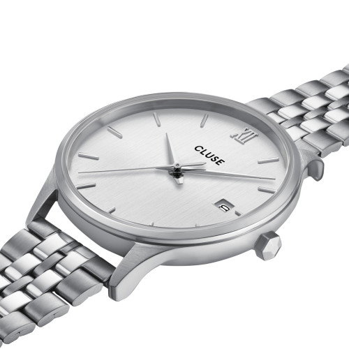 Luxoia - Cluse Minuit Date Silver - CW14303