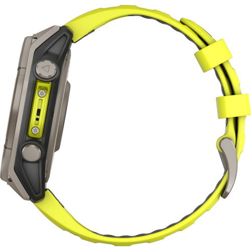 Luxoia - Garmin Fenix 8 Solar Sapphire Amp Yellow (47 mm) - 010-02906-21
