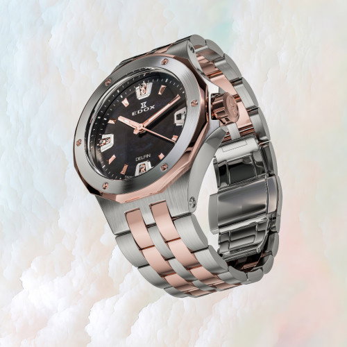 Luxoia - Edox Delfin Diver Date Lady - 53100 357RM NANRND