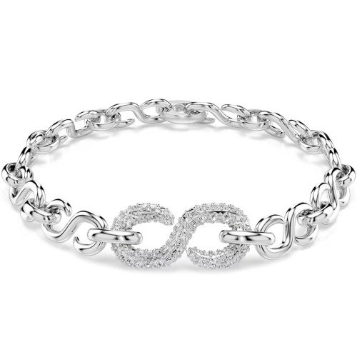Luxoia - Swarovski Dextera Armband Rundschliff Weiss Rhodiniert - 5747642