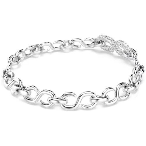 Luxoia - Swarovski Dextera Armband Rundschliff Weiss Rhodiniert - 5747642