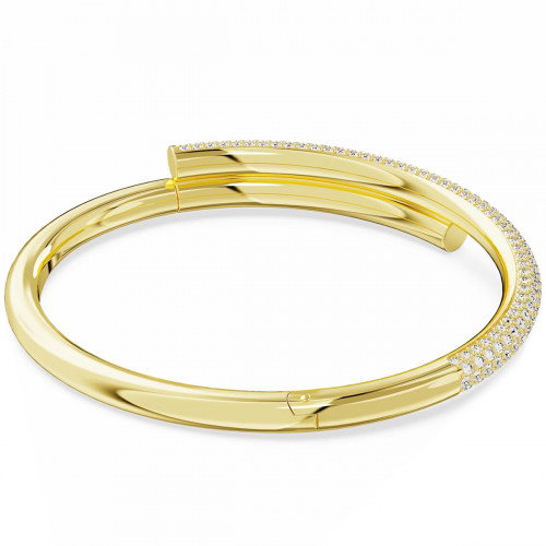 Luxoia - Swarovski Dextera Armreif Magnetischer Verschluss Weiss Goldlegierungsschicht