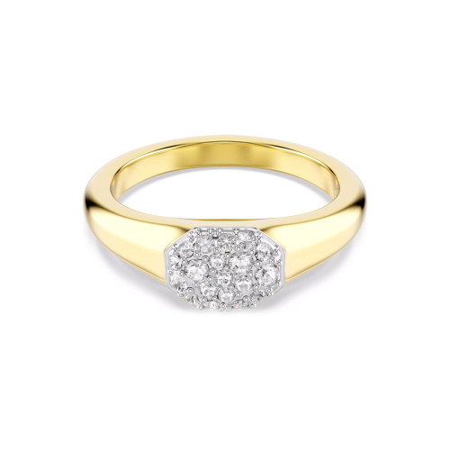 Luxoia - Swarovski Dextera Ring Verschiedene Schliffe Weiss Goldlegierungsschicht