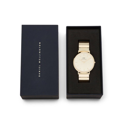 Luxoia - Daniel Wellington Classic Piano Link Gold Unitone - DW00100779
