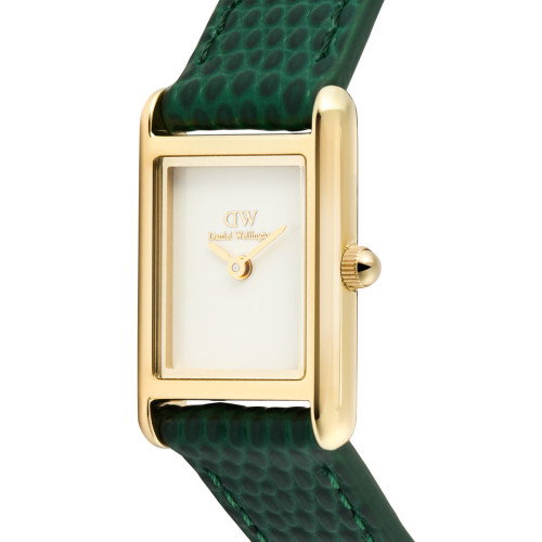 Luxoia - Daniel Wellington Bound Mini Green Lizard Gold - DW00100906