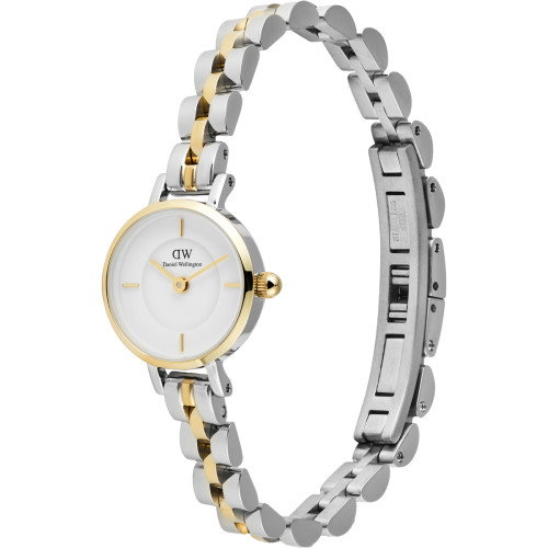 Luxoia - Daniel Wellington Petite Mini Arch 3-Link Two Tone Gold - DW00100923