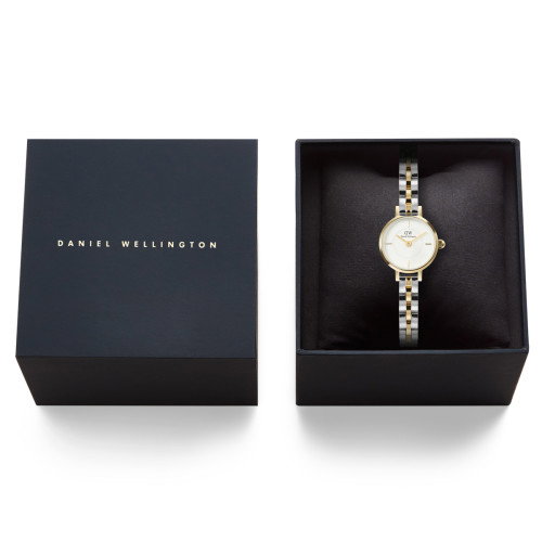 Luxoia - Daniel Wellington Petite Mini Arch 3-Link Two Tone Gold - DW00100923