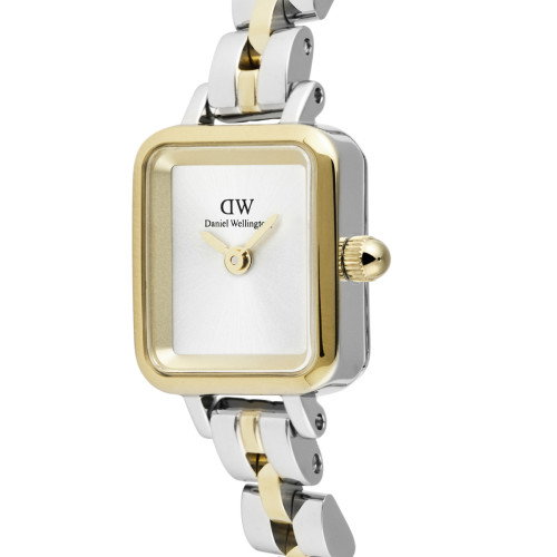 Luxoia - Daniel Wellington Quadro Mini Arch 3-Link Two Tone Gold - DW00100925