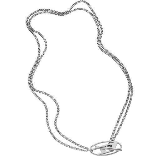 Luxoia - Diesel Oval D Logo Halskette - DX1534040