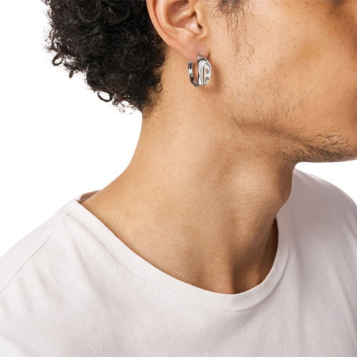 Luxoia - Diesel Oval D Logo Einzel Ohrring - DX1642040