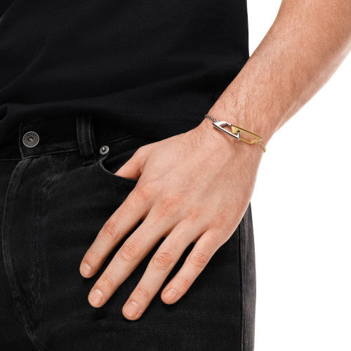 Luxoia - Diesel D Logo Armband - DX1686931