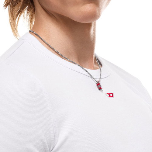 Luxoia - Diesel D Logo Halskette - DX1689040