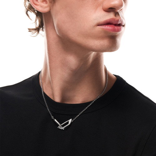 Luxoia - Diesel D Logo Halskette - DX1727040