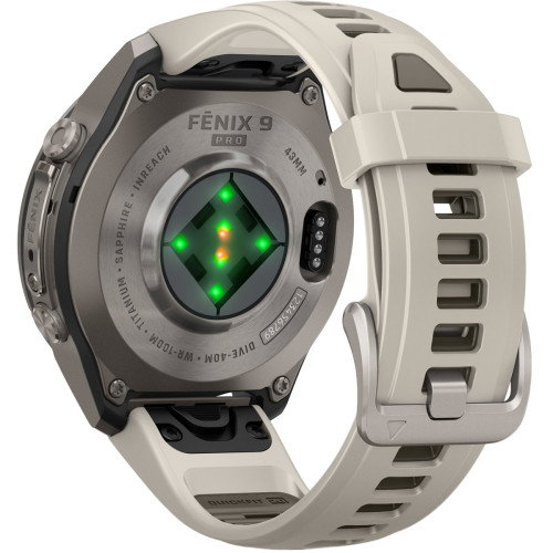 Luxoia - Garmin Fenix 9 Pro inReach Amoled Titanium Fog Gray (43 mm) - 010-04335-81