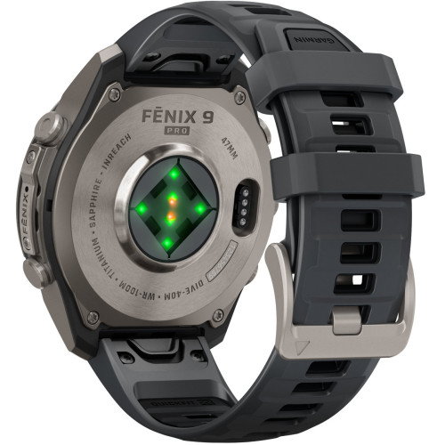 Luxoia - Garmin Fenix 9 Pro inReach Amoled Titanium Graphite (47 mm) - 010-04336-21