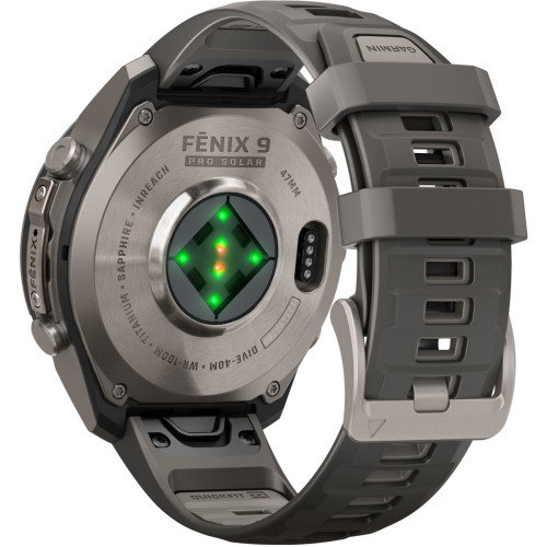 Luxoia - Garmin Fenix 9 Pro inReach Solar Titanium Pebble Gray (47 mm) - 010-04338-01