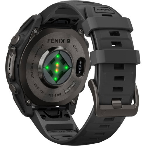 Luxoia - Garmin Fenix 9 Amoled Carbon Gray Titanium (47 mm) - 010-04762-11
